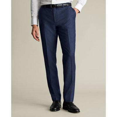 CHARLES TYRWHITT - Quần âu nam thanh lịch Natural Stretch Twill_SUB0622-IDG