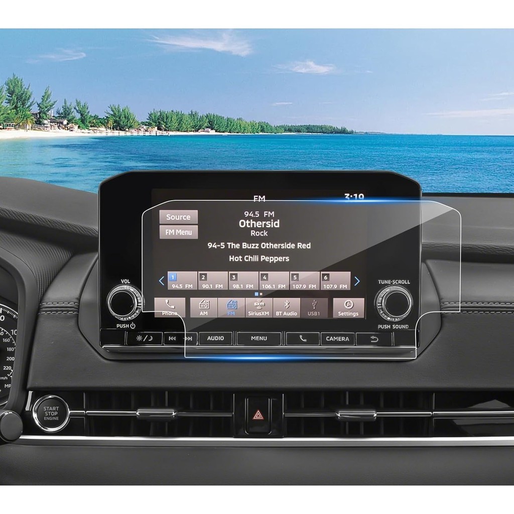 (2Pack) 2022 2023 2024 2025 Outlander ES Tấm bảo vệ màn hình cho Mitsubishi Outlander ES Màn hình cả