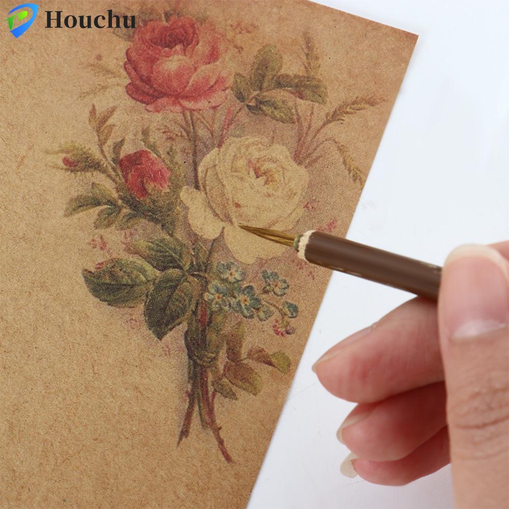 HOUCHU Brush Pen N1N Art Weasel Hair Metal Hook Line Pen