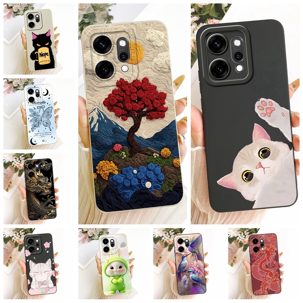 Ốp lưng Oppo Reno14 Pro CPH2739 Thời trang sang trọng Cool Kawaii Vỏ Silicon sơn dễ thương Oppo Reno