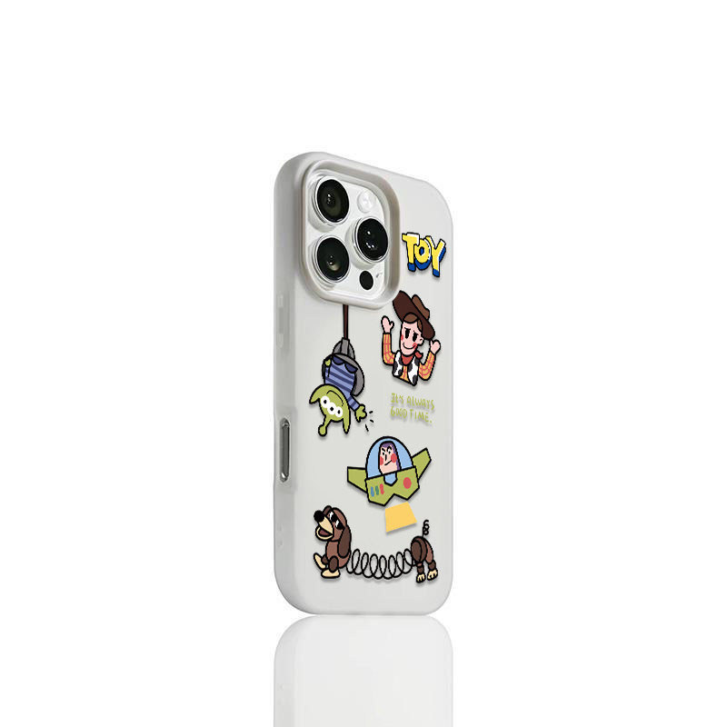 Ốp lưng Iphone Buzz Lightyear chống rơi cảm giác da với vẽ graffiti cho iPhone 16 15 11 12 13 14 pro