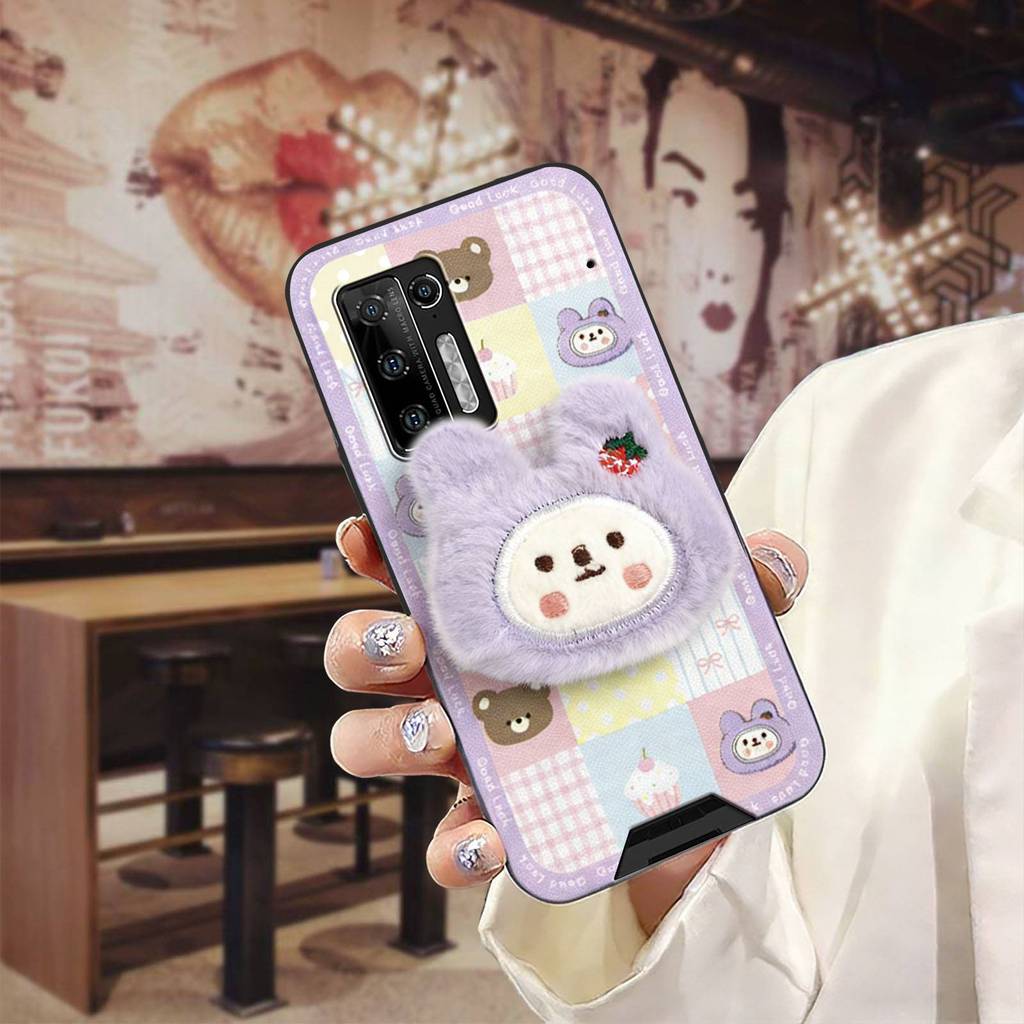 Ốp Lưng Mềm Dễ Thương Ốp Lưng Điện Thoại Doogee S97 Pro Chống Va Đập TPU Ba Chiều Thêu Full Bọc Chốn