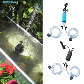 Máy bơm không khí bể cá Mini REBUY1, Máy bơm oxy USB tiết kiệm năng lượng im lặng, Phụ kiện bể cá Máy tạo oxy với máy sục khí hai lỗ bằng nhựa không khí