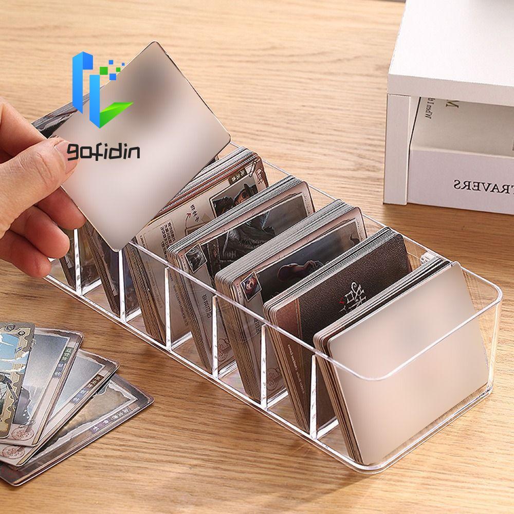 Hộp đựng thẻ giao dịch GOFIDIN, Hộp lưu trữ thẻ chắc chắn dung lượng cao, Hộp đựng bộ sưu tập Bộ chi