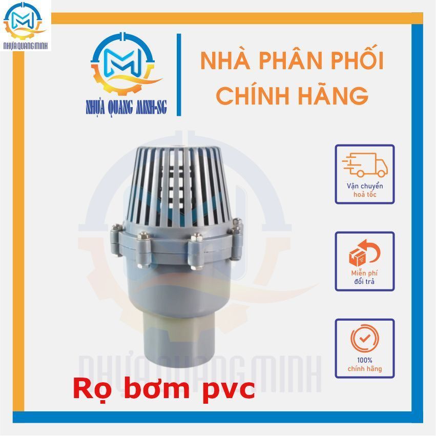 Rọ bơm PVC (luppe siết ốc) D76,90,110,114
