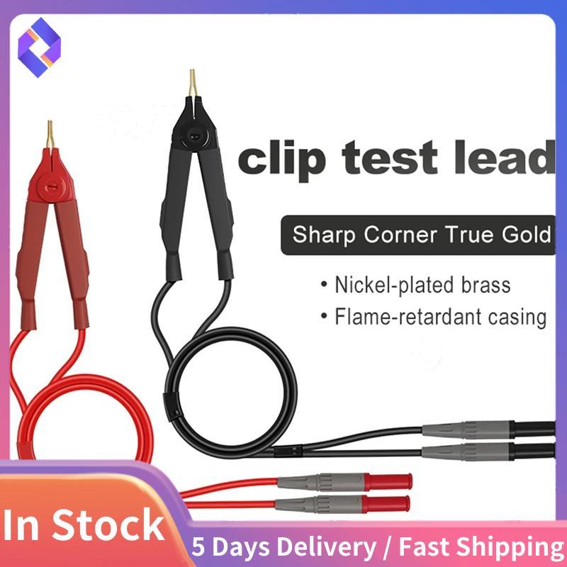 Dành cho -DQ01 / -DQ02 Đầu dò thử nghiệm Kelvin Chì Chất liệu PVC Kiểm tra dây kẹp Kelvin