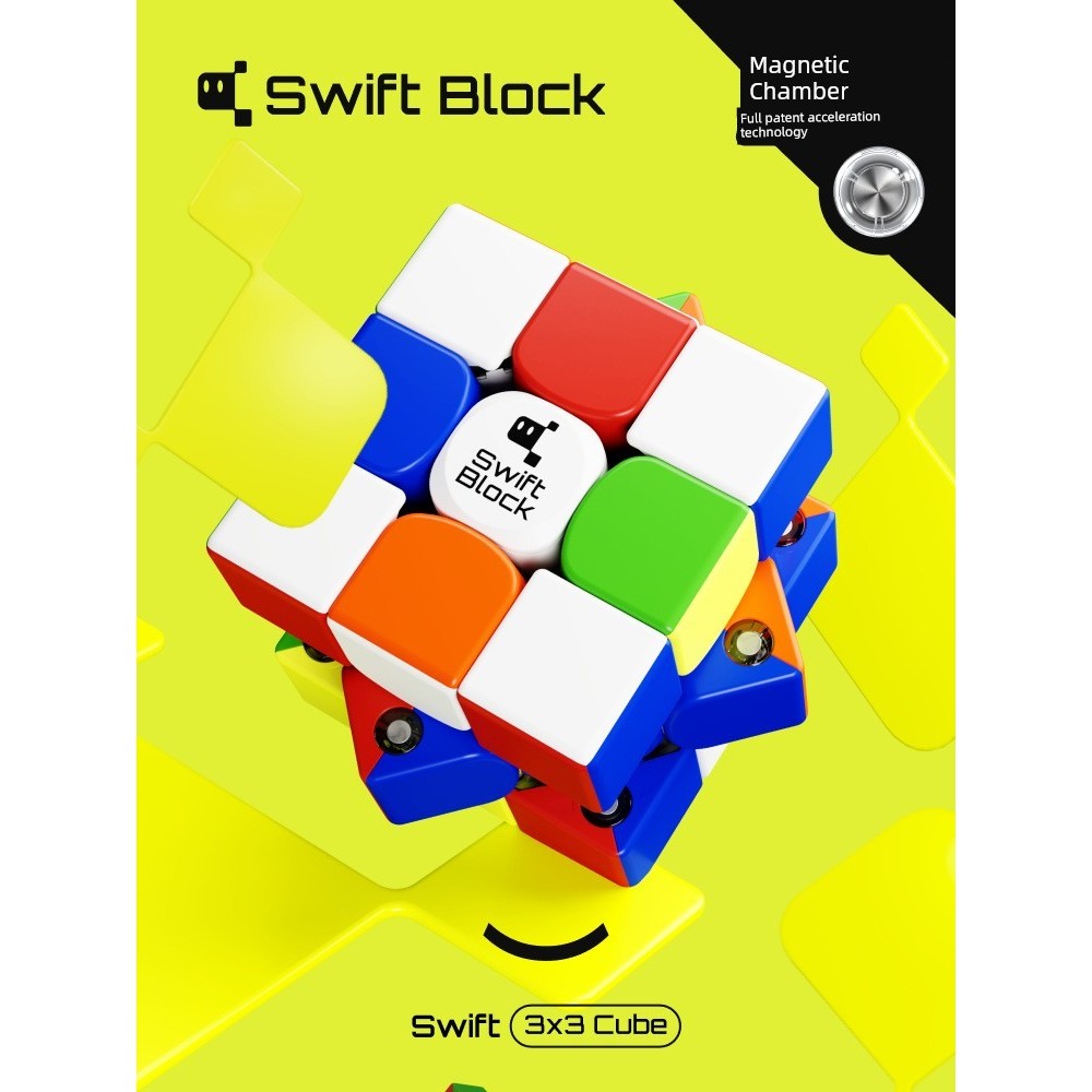 moyu rs3m v5 gan 356 maglev GAN Drift Cube Swift Block 3 Giai đoạn Magnetic Cube Đồ chơi giáo dục GA