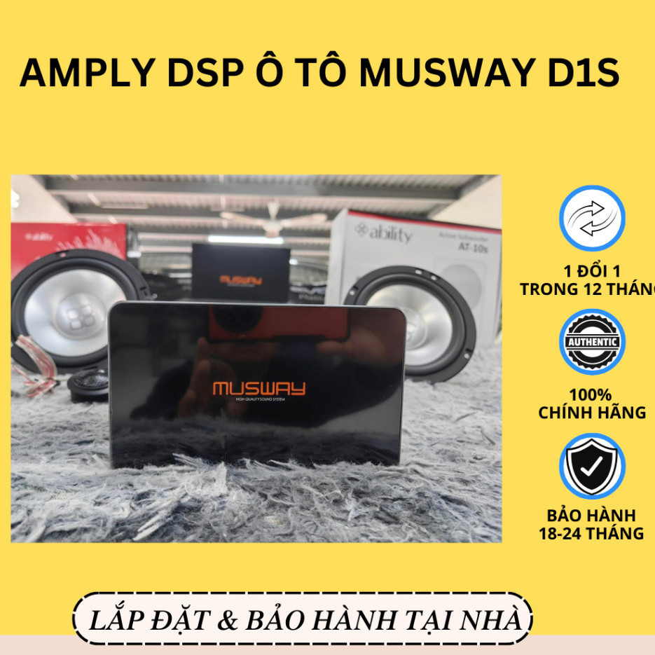 New  Amply DSP Ô Tô Musway D1S | Cắm Jax Màn Android Và Màn Theo Xe | Âm Thanh Đẳng Cấp Cho Ô Tô