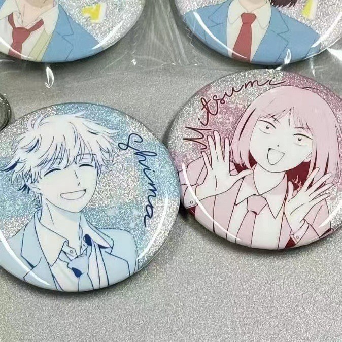 Sống Động Youth Series Bar Chi Mo Xiaomei Ke Shao Xin 58MM Tự Chế Đôi Flash Huy Hiệu Huy Hiệu 263.1