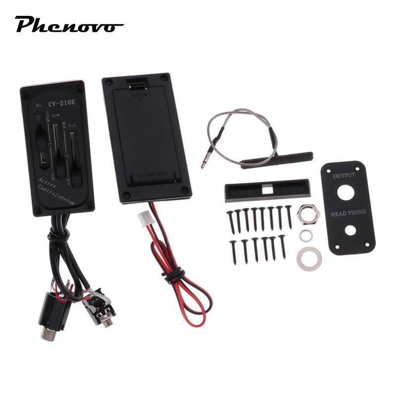Bền ABS Violin Thụ Động Pickup Piezo Cello Violin Transducer Bộ Pickup