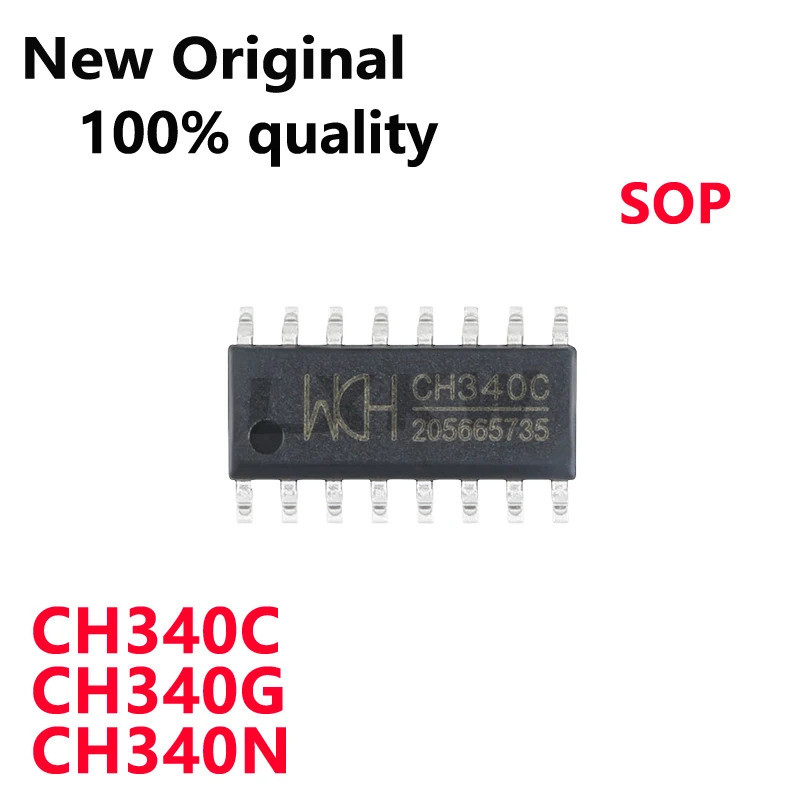 5 CHIẾC CH340C CH340G SOP16 CH340N SOP8 USB bus chuyển mạch chip Còn hàng