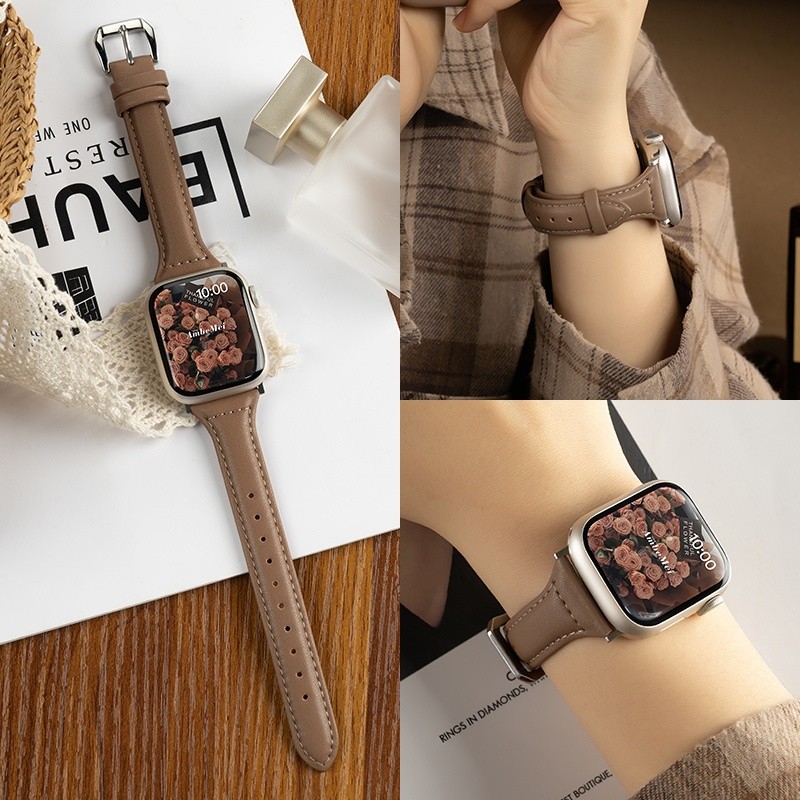 Dây da mỏng Geniune 22mm cho Huawei Watch GT6 / 5 / 4 / 3 / GT5 pro 46mm Vòng tay, Dây đeo Huawei GT