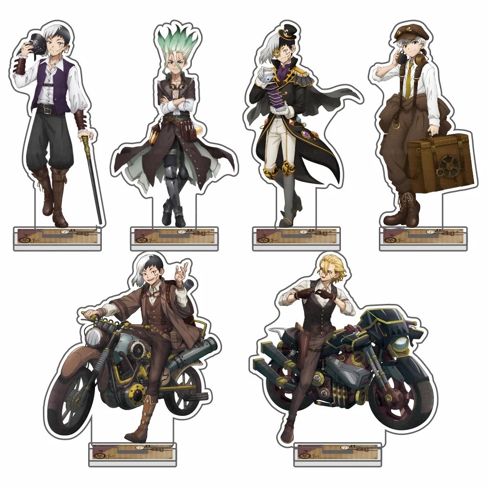 Standee Anime Dr. Stone Mô hình Acrylic Trang Trí Ishigami Senkuu Nanami Ryusui Saionji Ukyo Asagiri
