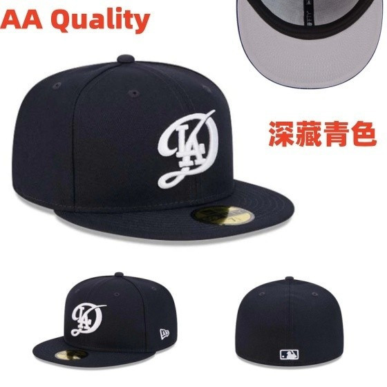 Dodgers Mũ được trang bị Mũ bóng chày Full Closed Fit Mũ thêu TDJC