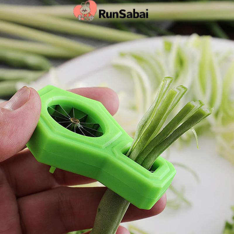 RunSabai Green Onion Cutter Scallion Slicer Thép không gỉ Scallion Slicer Tiện ích nhà bếp cho chính