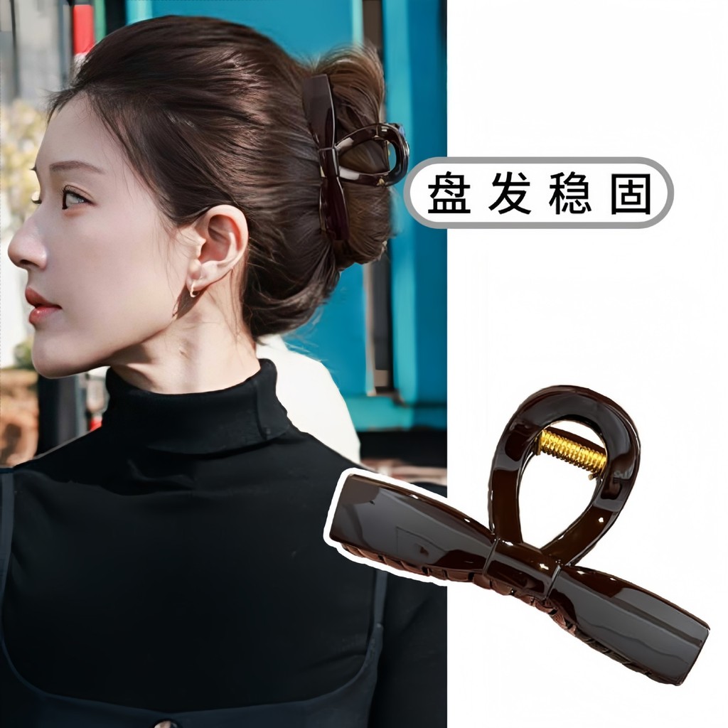 Kẹp tóc nơ đơn giản đầu đĩa cá mập