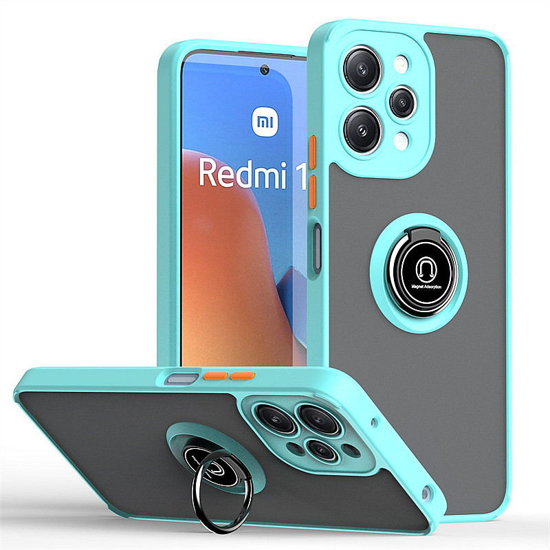 Dành Cho Xiaomi Redmi 12 4G Ốp Lưng Từ Nhẫn Đứng Chống Sốc Giáp Điện Thoại Cho Redmy Redmi 12 Redmi1