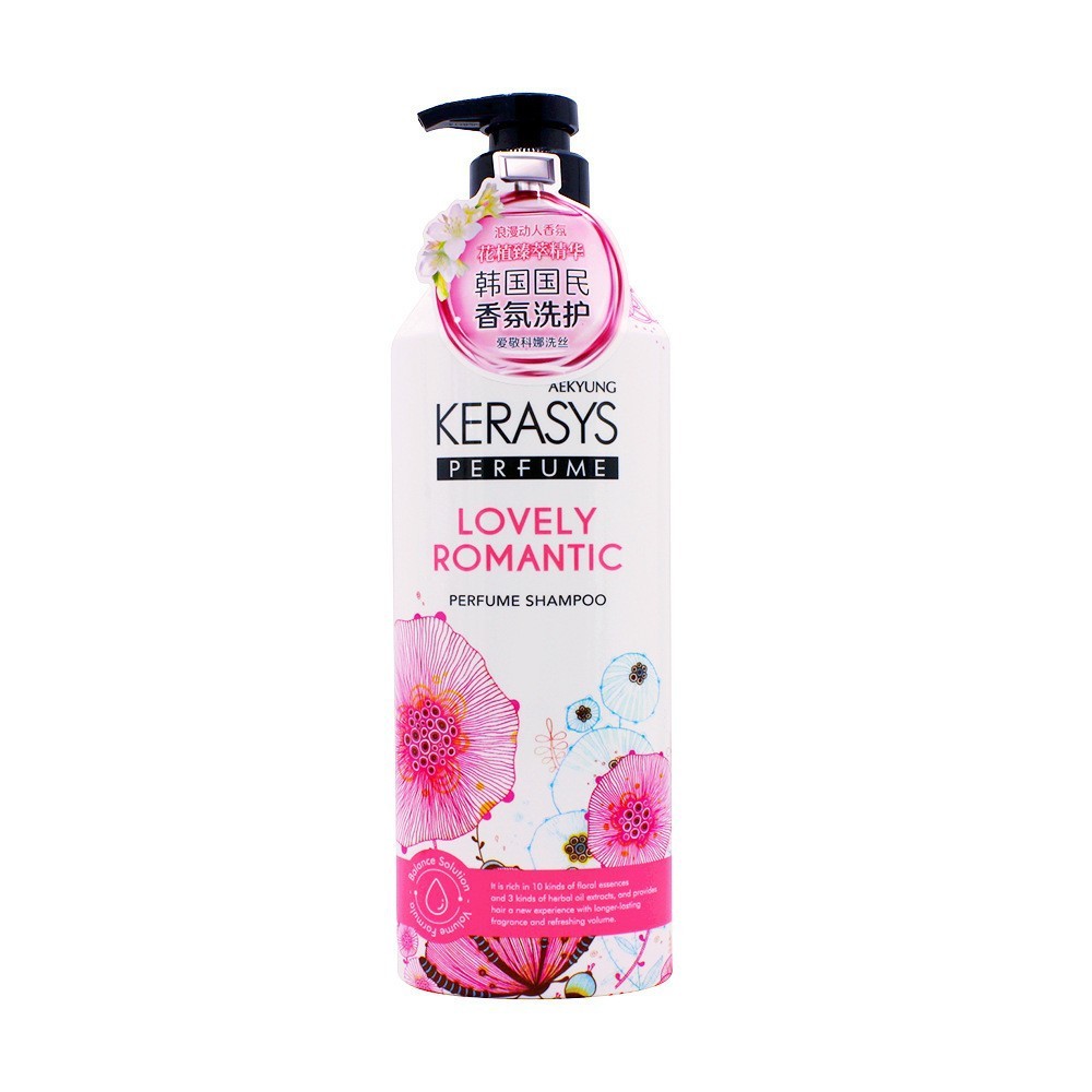 Dầu gội Aekyung Kona Hàn Quốc Dầu gội thơm Dầu xả 600ml Dầu xả Aekyung KS [syf]