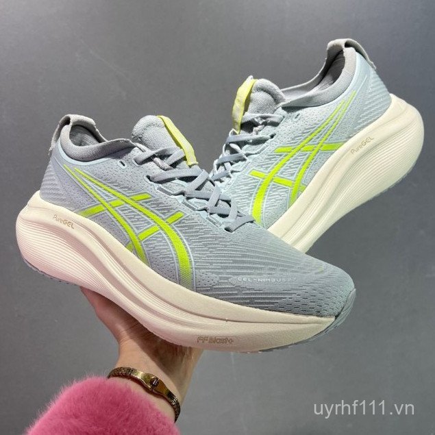 Asics Asics Gel-Nimbus 27 Nam Nữ Chạy Bộ Gel-Nimbus 26 Air Cushion Giày Thể Thao S8MQ