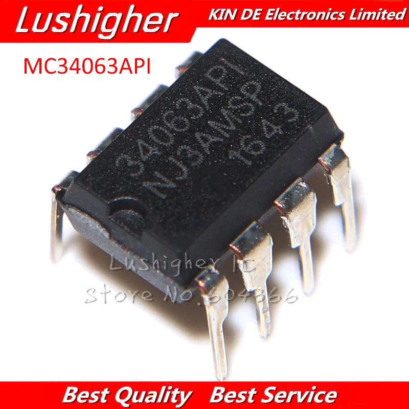 10 CÁI MC34063 MC34063API DIP8 MC34063AP1 DIP 34063API Mới Chính Hãng