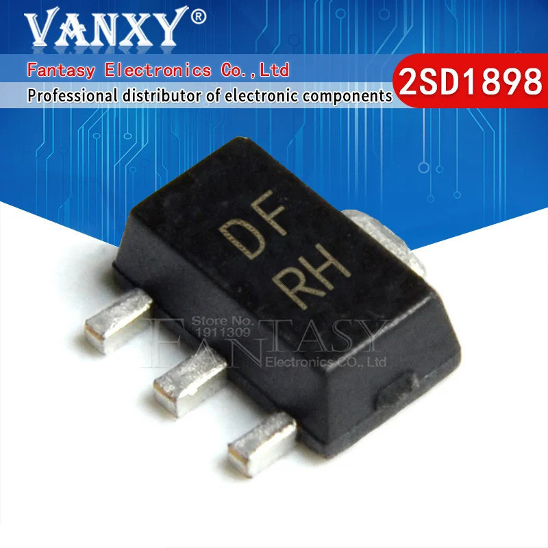 20 Chiếc 2SD1898 SOT-89 2SD1898T100R SOT89 D1898 SOT SMD DF Transistor NPN Transistor