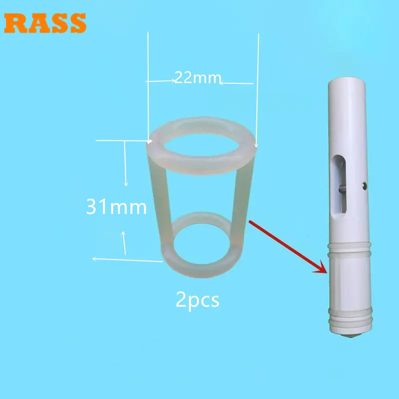 2 Chiếc Máy Làm Kem Phụ Kiện Thương Mại Van Chống Kênh Thân Hình Chữ H Niêm Phong Vòng Lắp 22 Mm