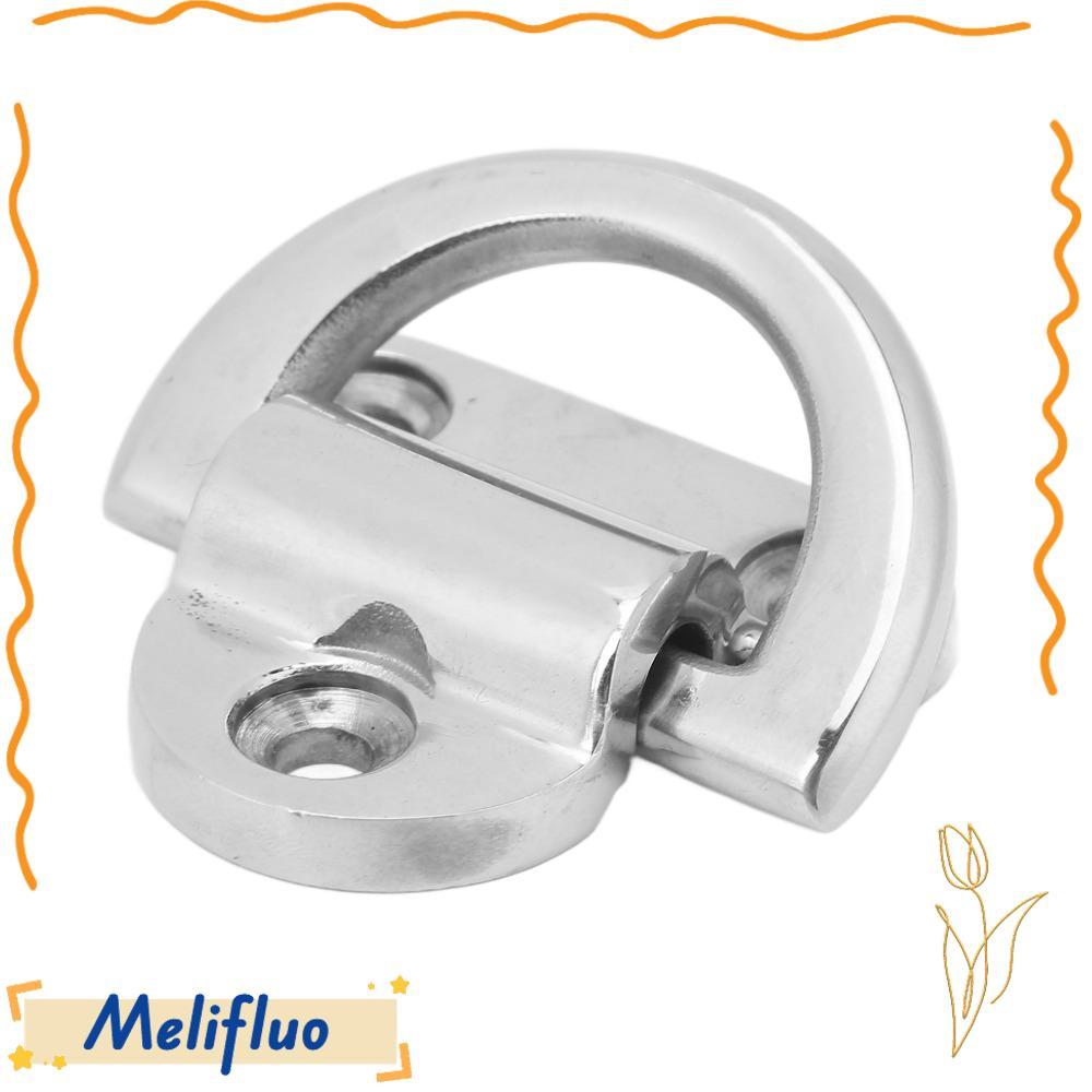 MELIFLUO Deck Folding Pad Eye, 60 * 58mm 316 Thép không gỉ Marine Folding Pad Eye, Marine Grade Phụ 