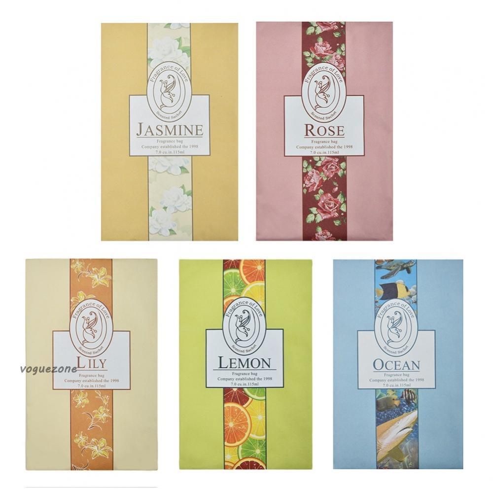 #VOGUEZ#​Fragrance Bag Lemon Lily Ocean Pouch Refreshing Rose Smell Wardrobe Bag