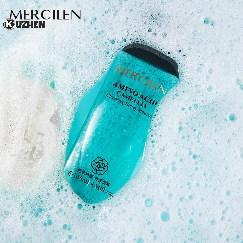 KUZHEN MERCILEN Pure Cleaning Facial Makeup Cleaning Gel Dưỡng Ẩm Sữa Rửa Mặt HOT