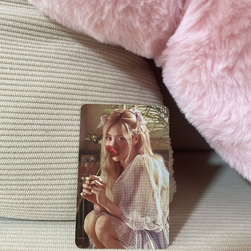 BLACKPINK Rose Park Choi Young Little Card Pink Ink Phiên bản đặc biệt K4 Rose Meat Singapore Meat C