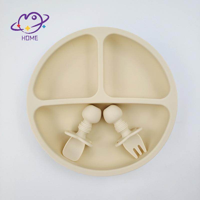 [mayhome] Bộ 3 Đĩa Hút Silicon Cho Bé {TH}