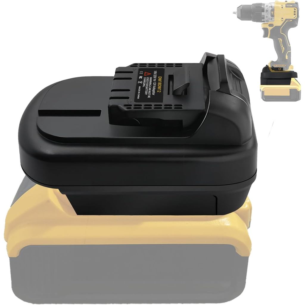 Bộ chuyển đổi 20V sang 12V cho pin Dewalt, Phù hợp cho Dewalt XR 18V / 20V / 60V Pin Li-ion Chuyển đ