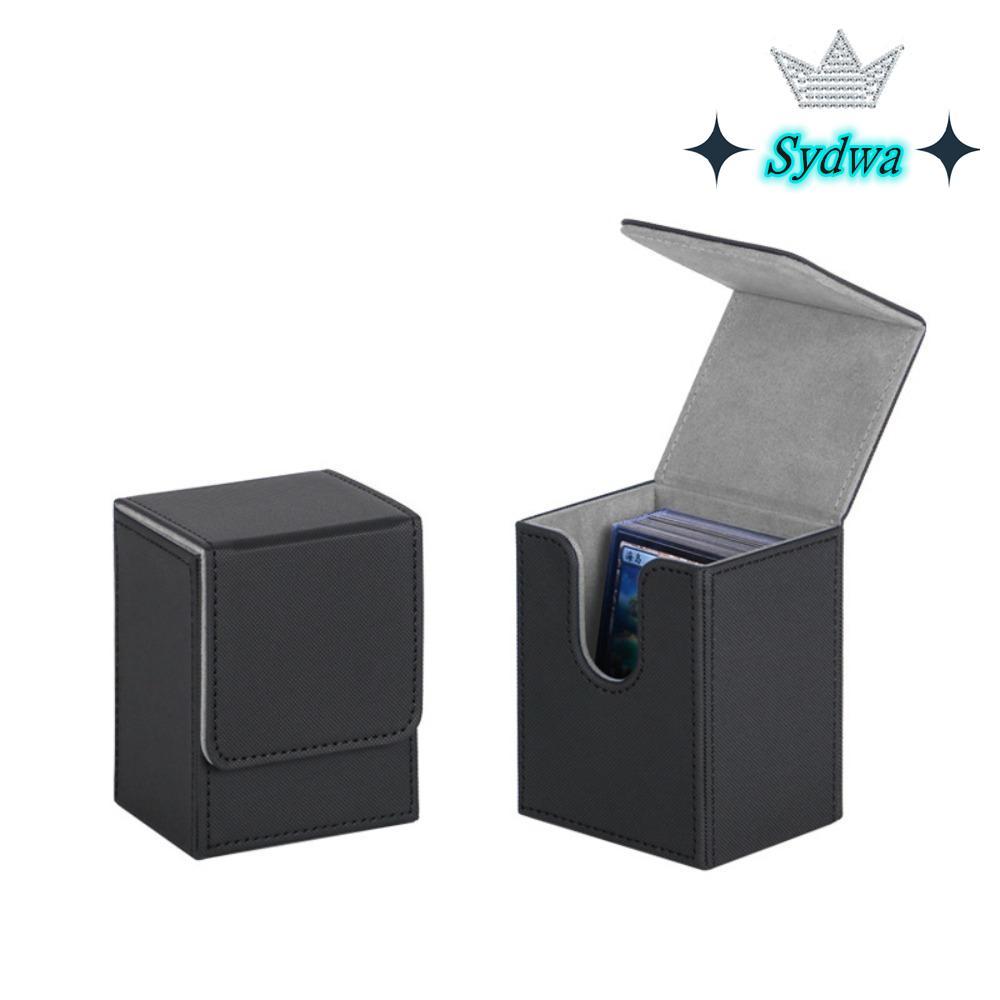 SYDWA Game MTG Trading Card Holder, PU Collectible Game Deck Box, Collection Box Protectors Storage 