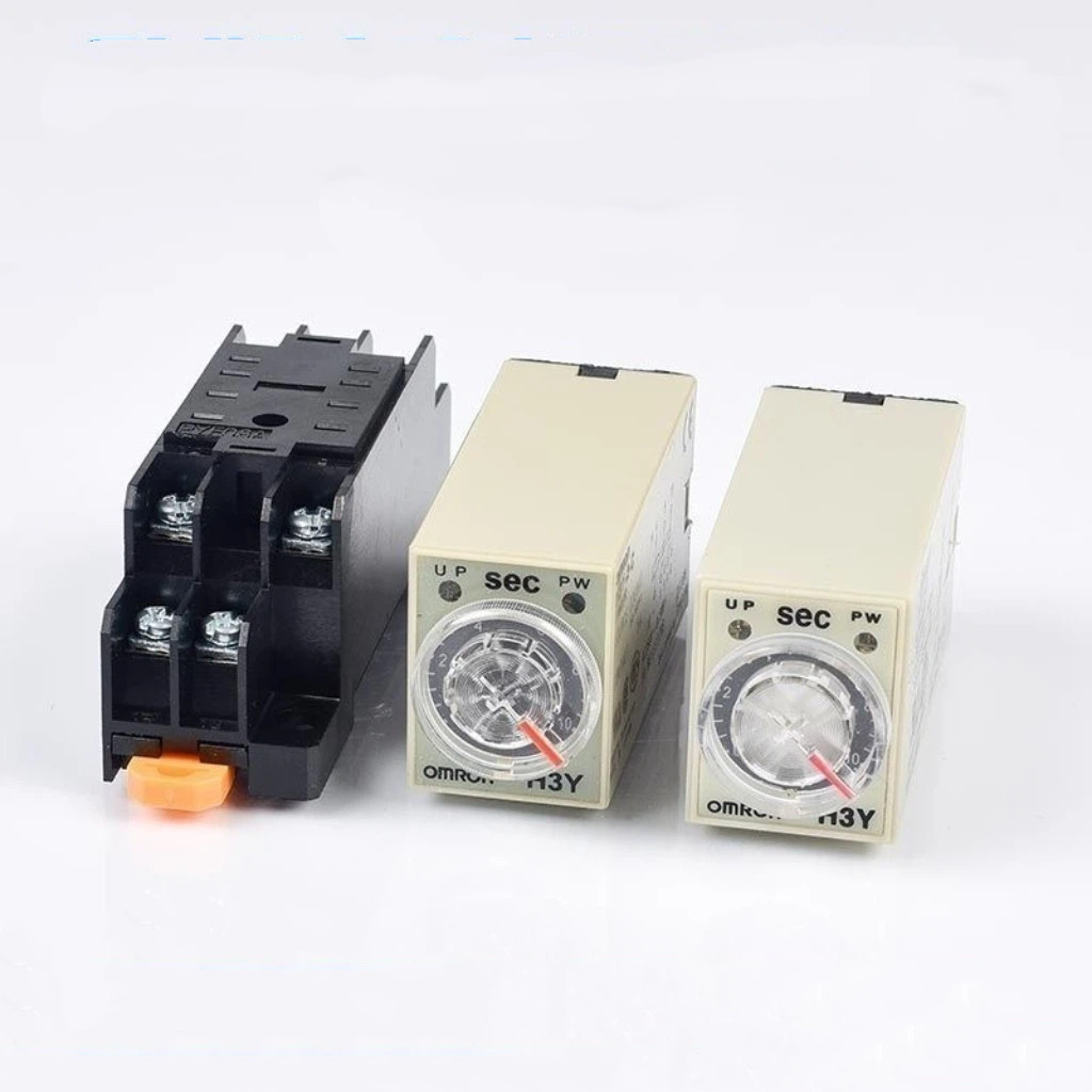 Rơle thời gian Omron H3Y-2 H3Y-4-C Độ trễ bật nguồn 24V H3Y-2-C H3Y-4 1S