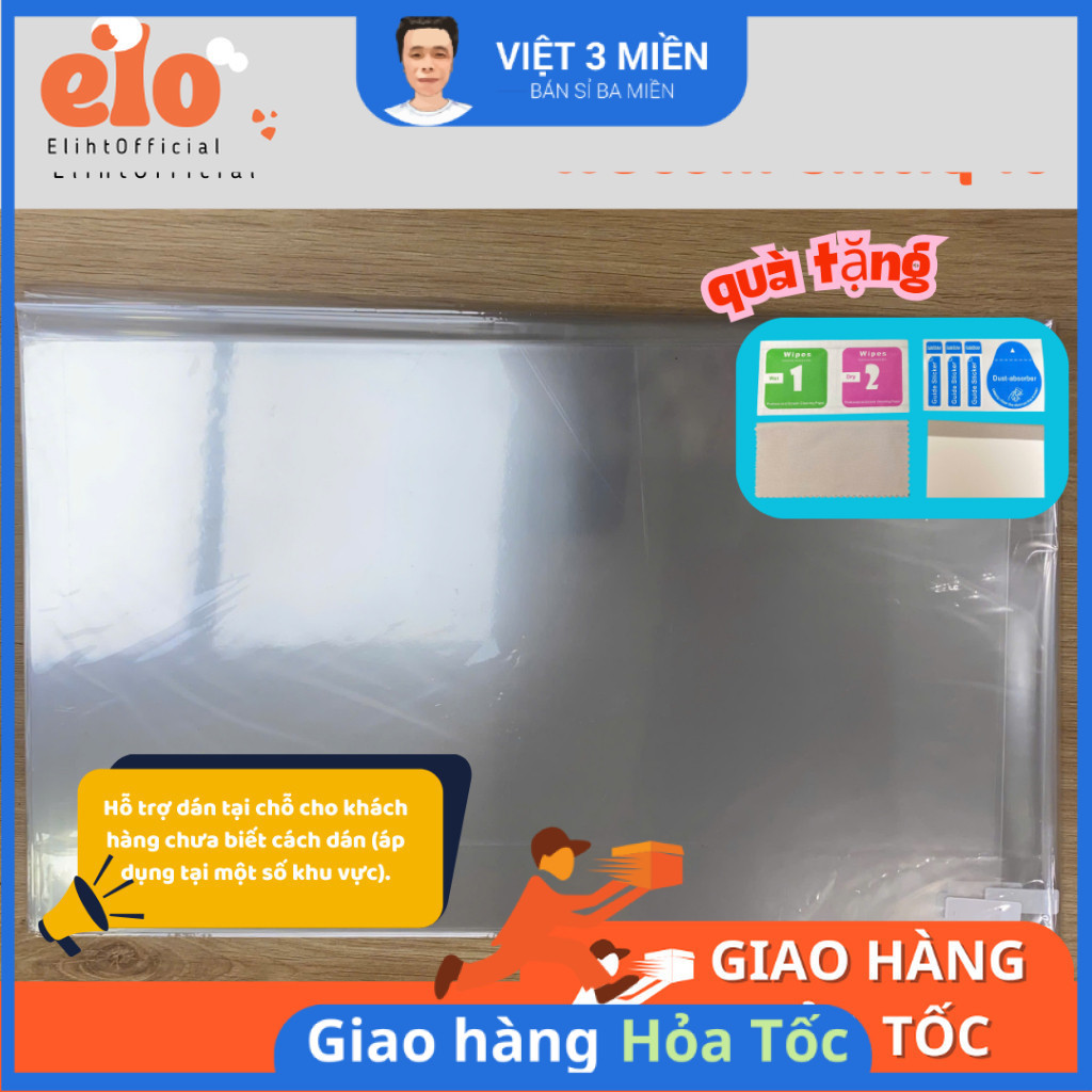 Miếng Dán Màn Hình Wacom Cintiq 16 – Nhám Chống Trầy, Chống Lóa, Dán Chuẩn Size