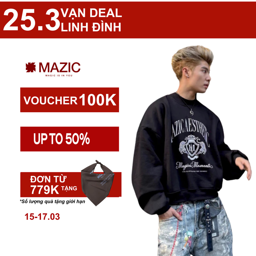 SW01 - "MAZIC" SWEATER NỈ BÔNG LEOPARD BLACK AESTHETIC SWEETSHIRT