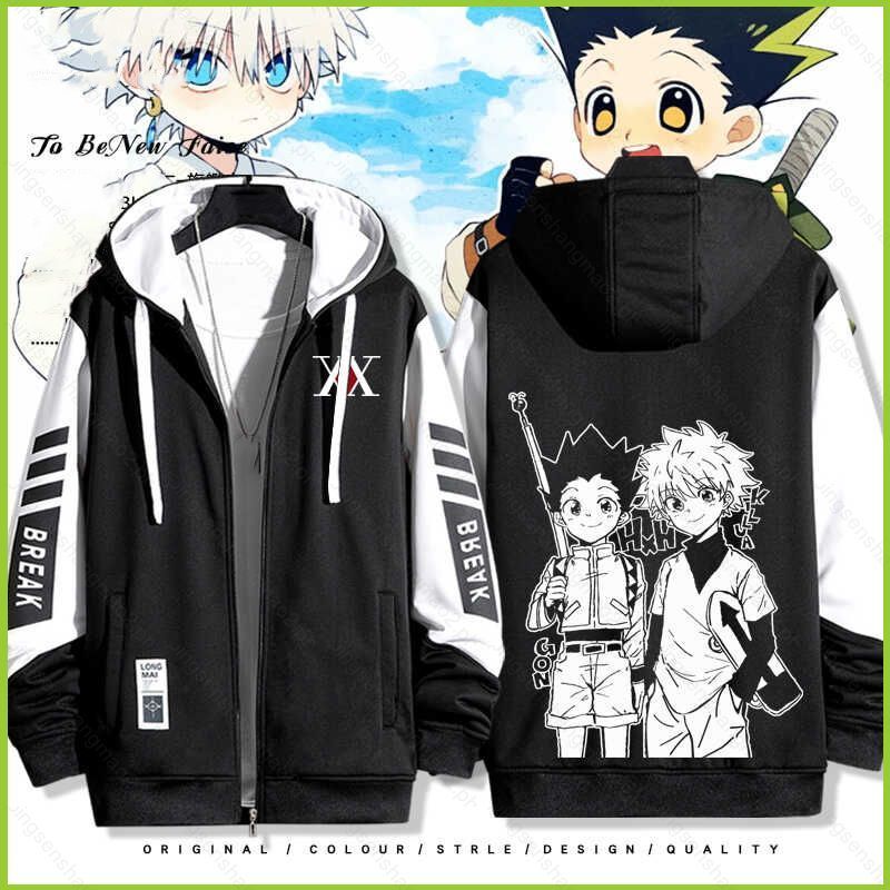 Áo khoác cardigan cosplay Hunter x Hunter Hisoka & Killua, dáng dài tay, unisex