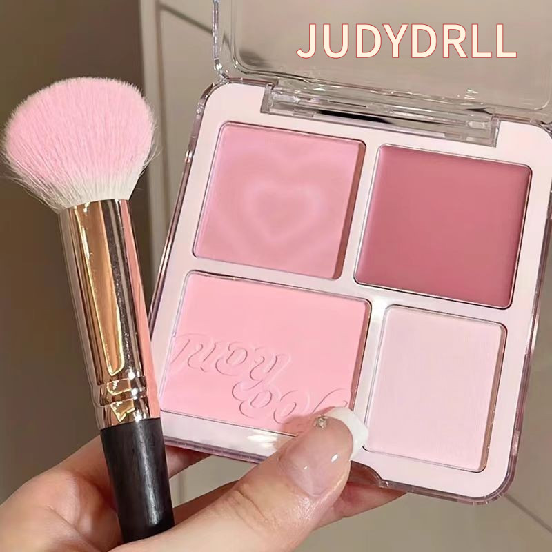 Judydoll Powder Blusher High CD Cam Blossom Blush Highlighter Palette Powder Blusher Cream Powder Bl