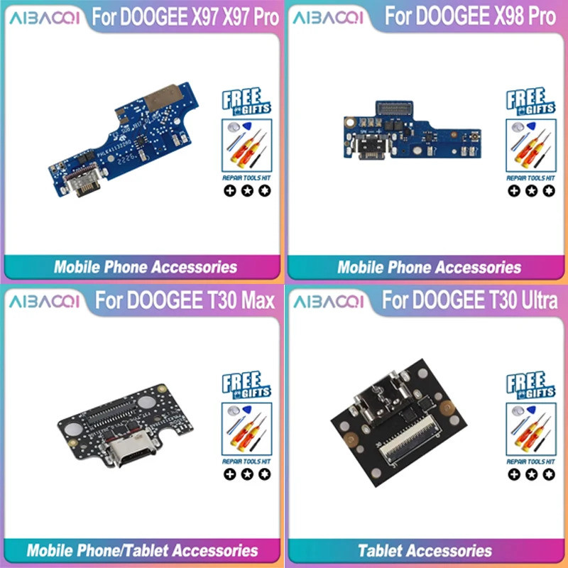 AiBaoQi Bảng Sạc Usb Mới Cho Doogee X97 Pro X98 Pro T30 Ultra T30 MAX S100 Pro S200 / S200X / S200Pl