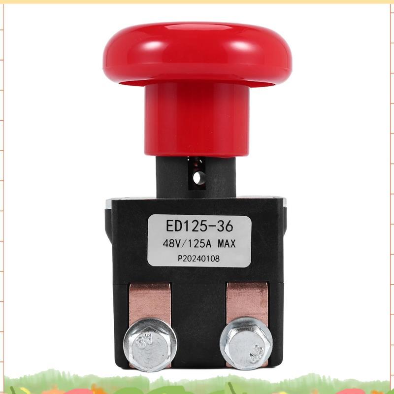 Công tắc dừng ngắt kết nối khẩn cấp ED125-36 48V 125A cho EZ30 E30 D40 EZ40 111551000800 Xe nâng điệ