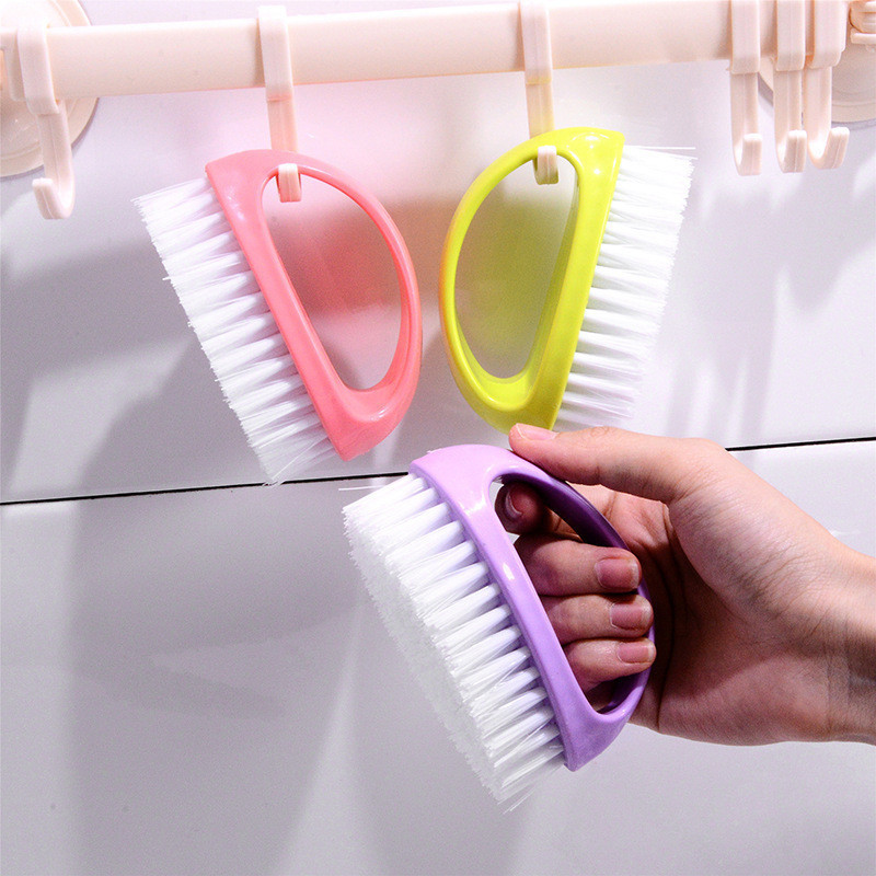 Xả kho,Giá chỉ 1k,bàn chải làm sạch đa năng hình trứng màu sắc rực rỡ,chất liệu PP cao cấp lông mềm 