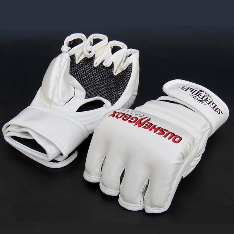 Boxing Gloves Boxing Glove Adult Men Half Finger Training Professional Fight Boxing Gloves MMA Sanda