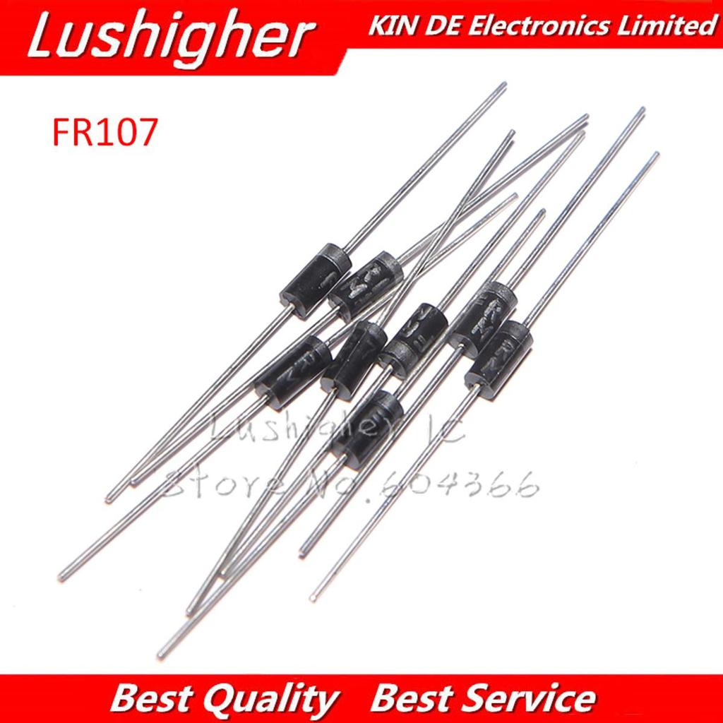 100 Diode chỉnh lưu FR107 1A 1.000V DO-41 Fr107