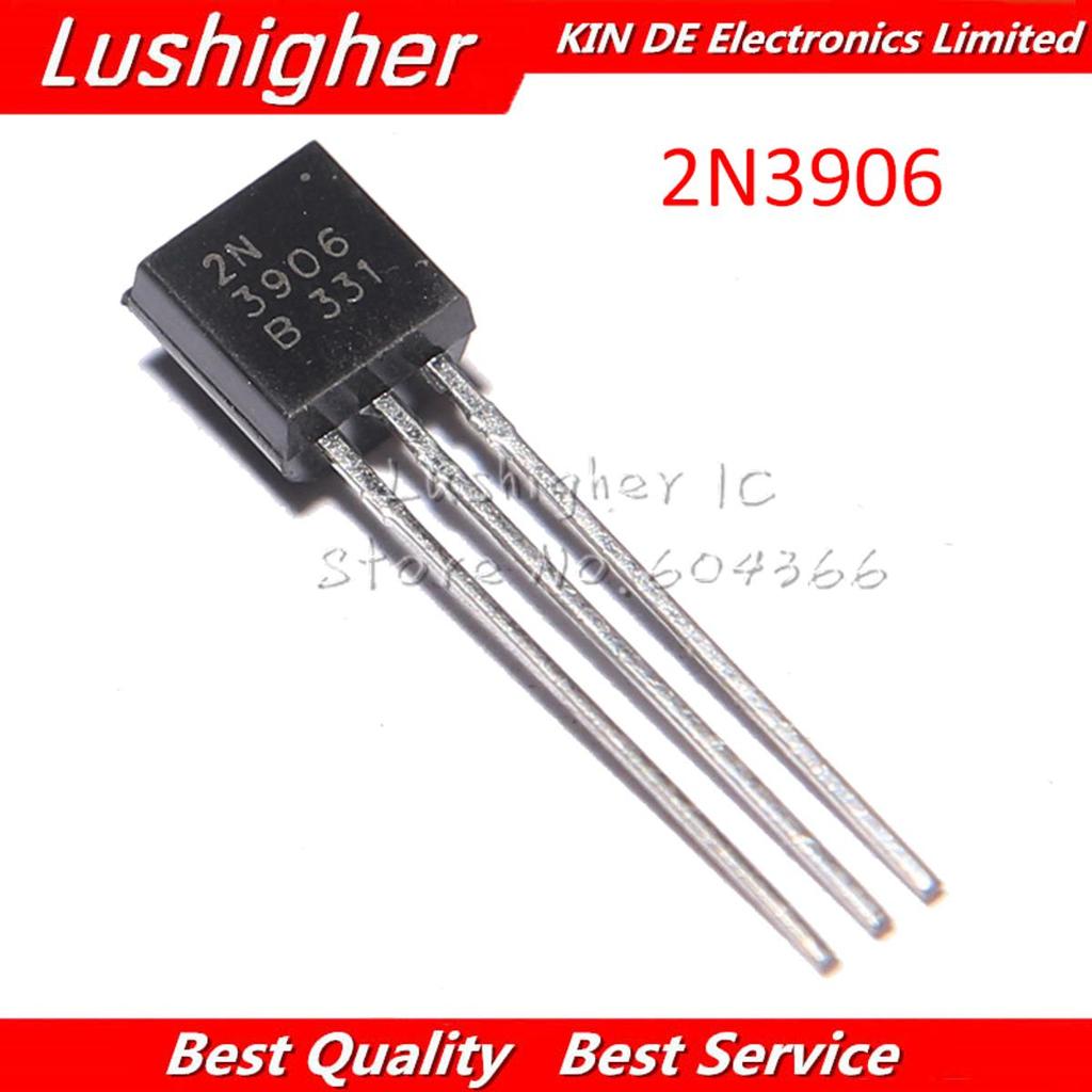 100 CHIẾC 2N3906 TO92 TO-92 0.2A 40V PNP Mới Chính Hãng