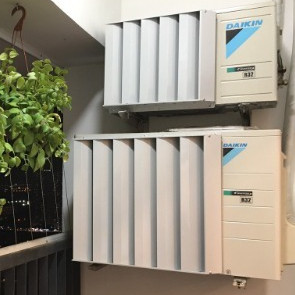 [NSX] Louver tản gió - Chuyển hướng gió cục nóng điều hoà máy lạnh thép sơn tĩnh điện, hàng dầy kèm 