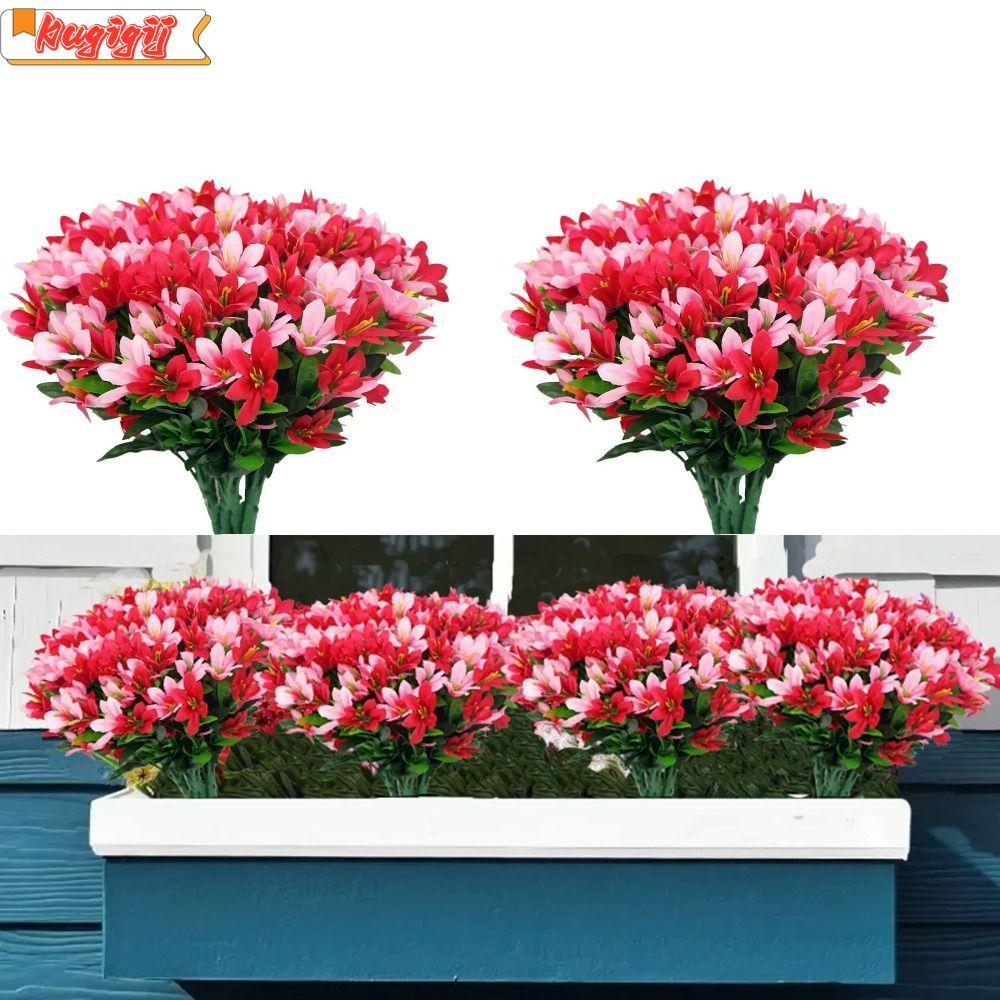 KUGIGIML Nhân Tạo Morning Glory, Thực Tế DIY Hoa Morning Glory Hoa Nhân Tạo, Chất Lượng Cao Mềm Cây 