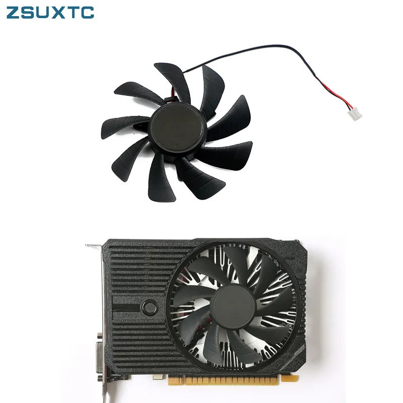 HL GA92S2U 85MM 2PIN GTX 1050 Quạt làm mát MINI Thay thế cho ZOTAC GeForce GTX 1050 Mini 2GB GeForce