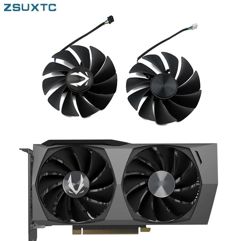 Quạt làm mát GPU HL GA92S2U RTX3060Ti cho Zotac Gaming RTX 3060 Ti 3050 Quạt làm mát Card đồ họa cạn