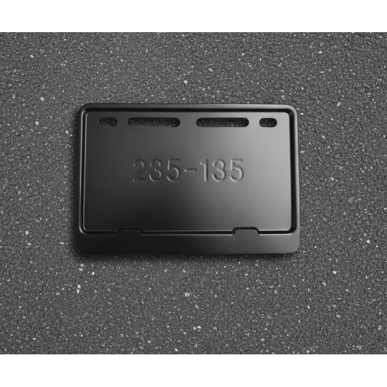 Black License Plate Frame for Philippine Motorcycle Fits Most Bikes and Electric