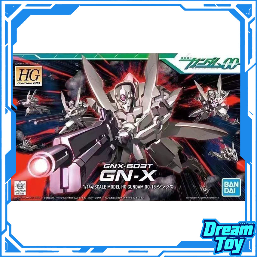 Bandai HG GNX-603T GN-X – Bộ mô hình Mobile Suit Gundam 00 (Tỉ lệ 1 / 144) | Nhân vật hành động có t
